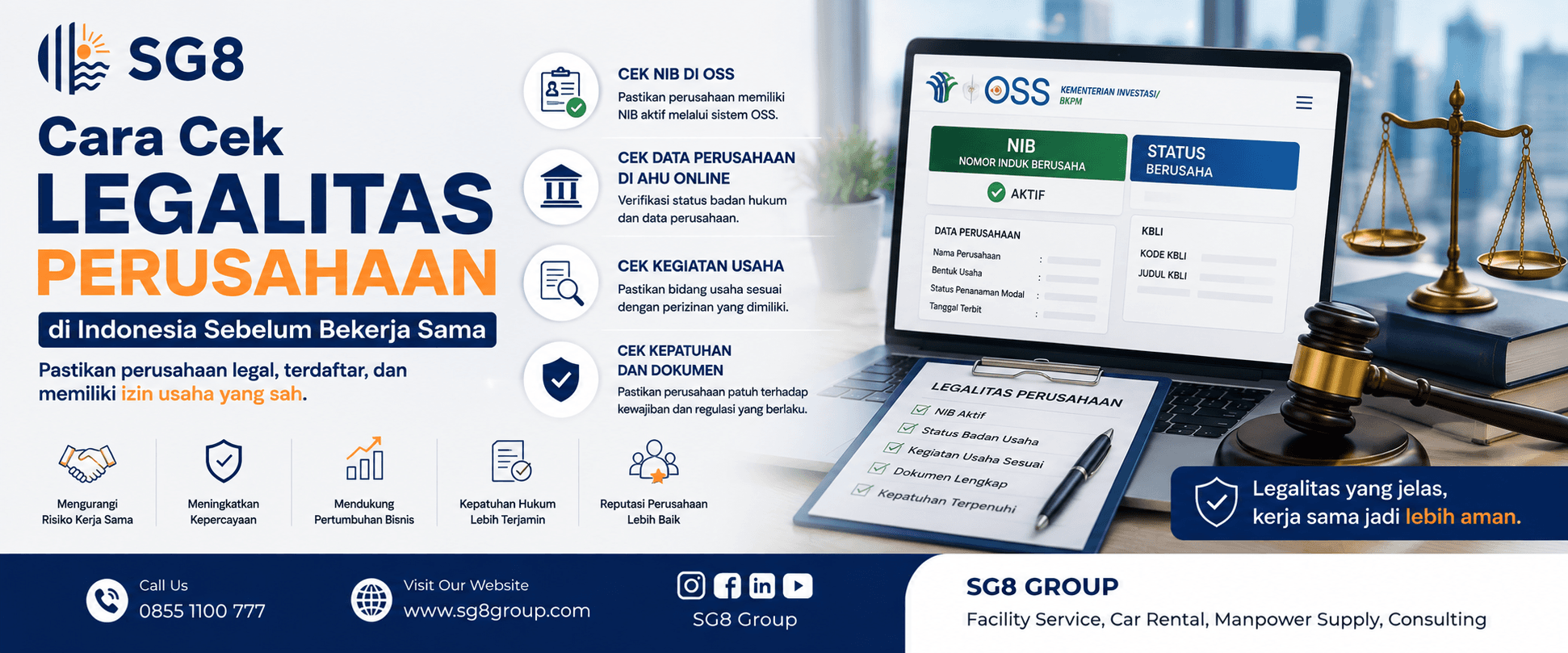 Cara Cek Legalitas Perusahaan di Indonesia Sebelum Bekerja Sama